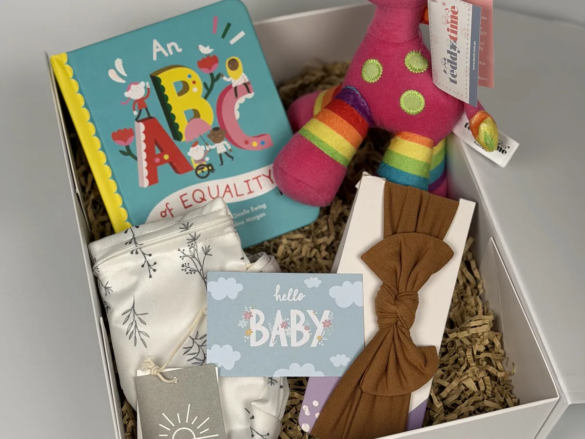 Gift box from Megan R.'s order — Baby shower box · Robina
