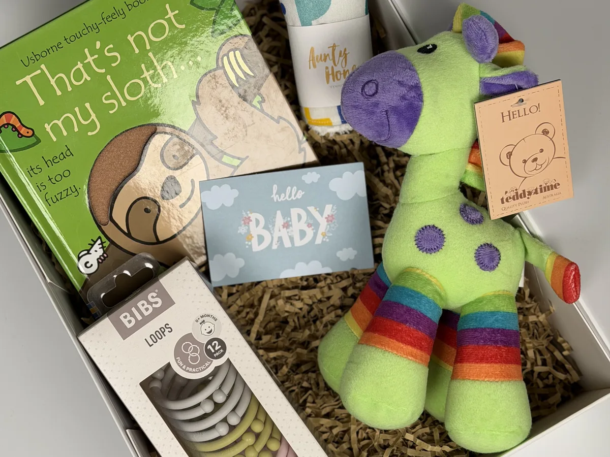 Gift box from Priya S.'s order — New baby box · Brisbane
