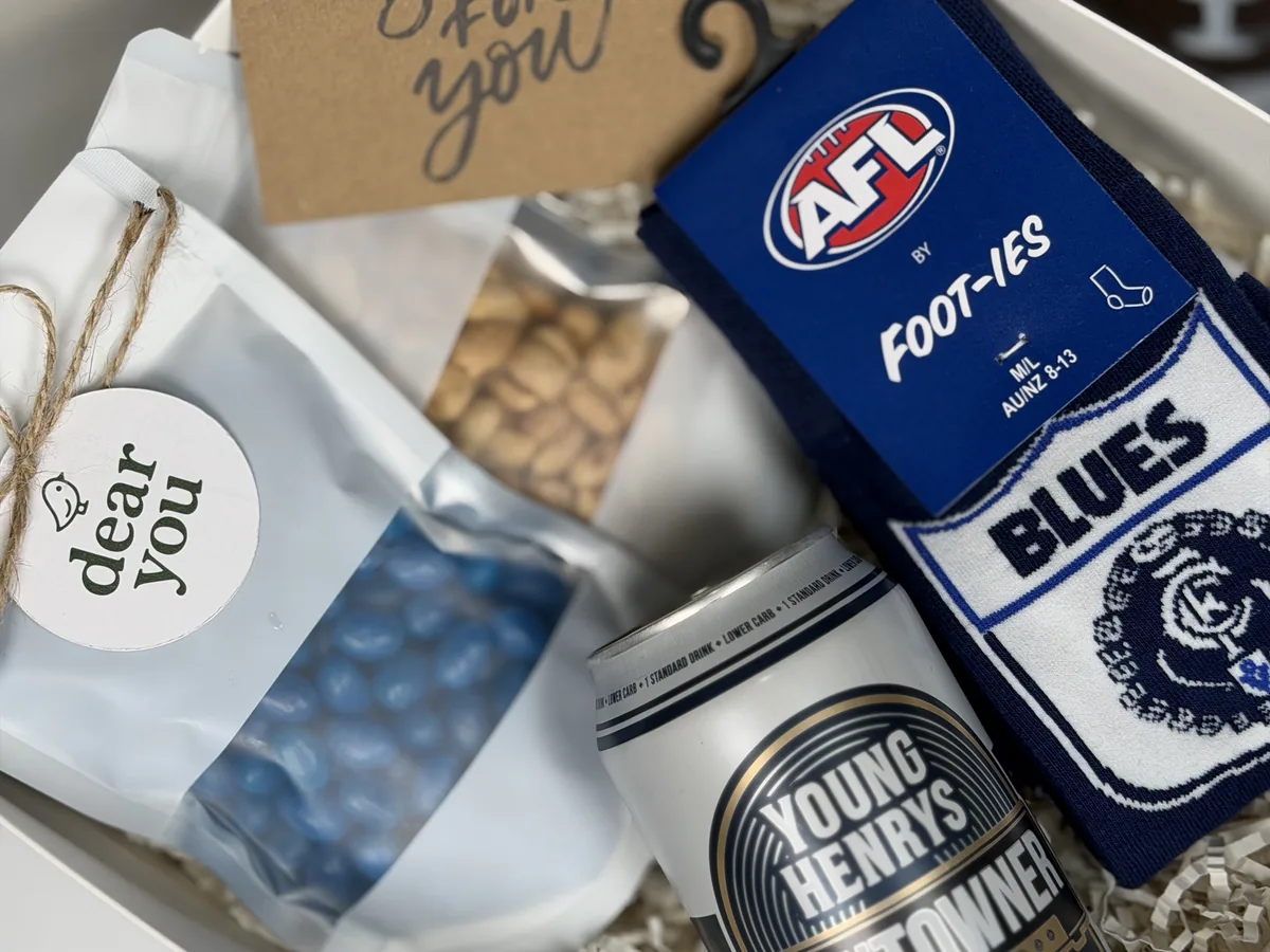 Gift box from Nick S.'s order — Blues box · Tugun