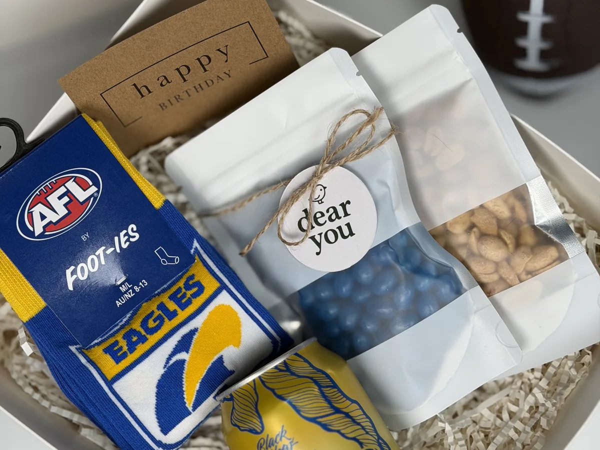 Gift box from Sophie L.'s order — Eagles box · Broadbeach