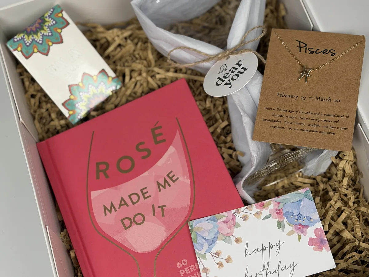 Gift box from Hannah W.'s order — Birthday box · Burleigh